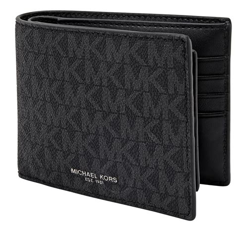 michael kors men long wallet|men's bifold wallets with photo.